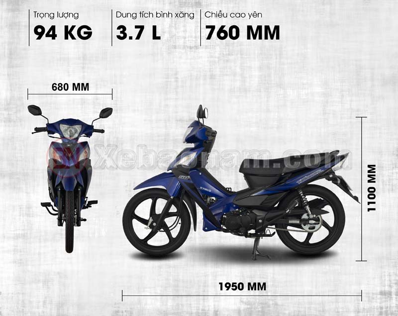 Gía xe Kymco Visar 50cc